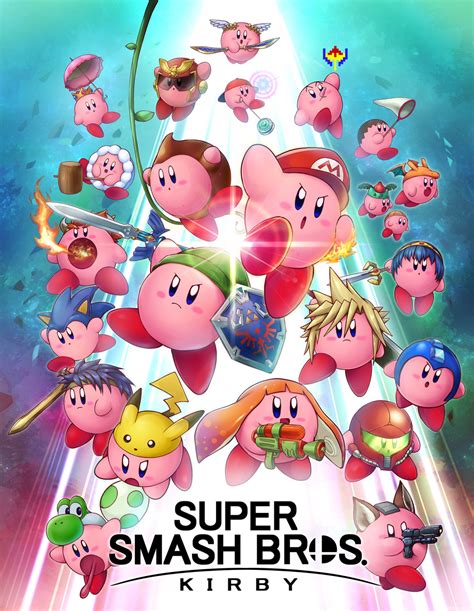 Super Smash Bros Kirby 18x28 45cm70cm Canvas Print