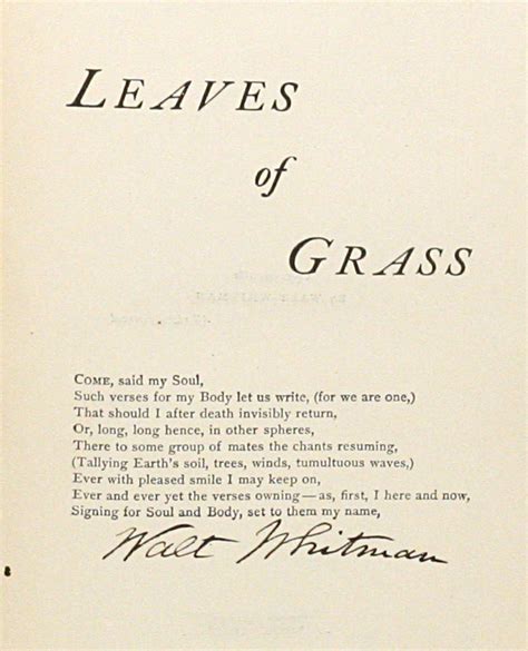 Complete Poems And Prose Of Walt Whitman 1855 1888 Leaves Of Grass