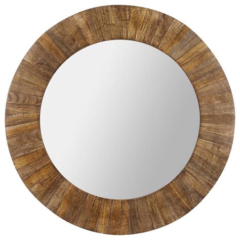 Round Mango Wood Mirror Wooden Mirror Frame Diy Round Mirror Mirror