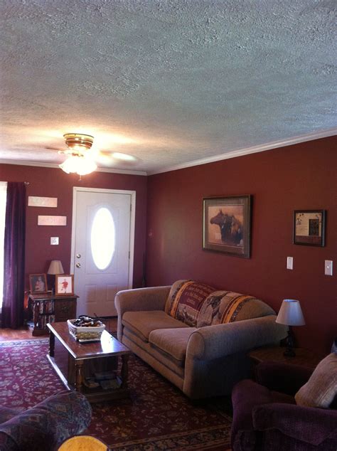 Maroon Walls Paint Rustic Maroon Living Room Bedroom Color Schemes