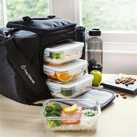 What Ro Pack For Lunch On Black Friday - Black Friday Prep Naturals Glass Meal Prep Containers 5 Pack 36 Ounce