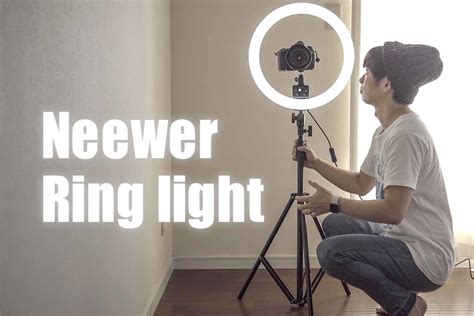 Youtubeの動画を撮影する時の室内照明におすすめなビデオライト【neewer Led リングライト】 撮影 ライト リングライト 撮影