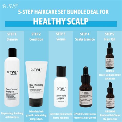 5 Step Haircare Routine For Healthy Scalp Dr TWL Dermaceuticals