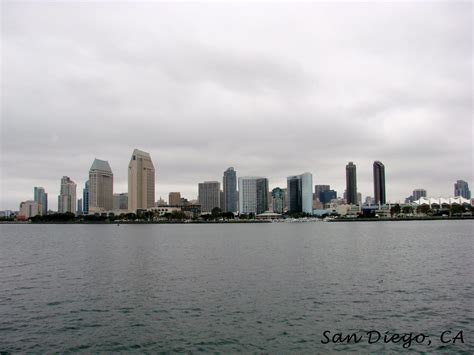 Rare Cloudy San Diego Skyline Photo By Ktraynor San Diego Skyline
