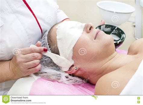 Process Of Massage And Facials Stock Image Image Of Gentle Female 82337093