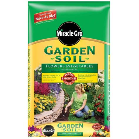 Check spelling or type a new query. UPC 032247345231 - Miracle Grow Garden Soil for Flowers ...