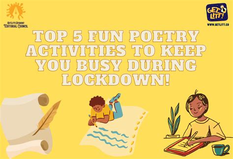 Top 5 Poetry Activities To Keep Kids Busy During The Lockdown Getlitt