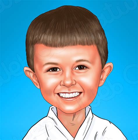 Custom Cartoon Portrait Custom Caricature From Photo Etsy