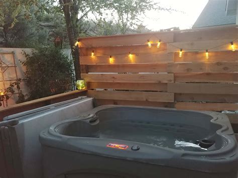 Diy Hot Tub Privacy Screen Little Vintage Cottage