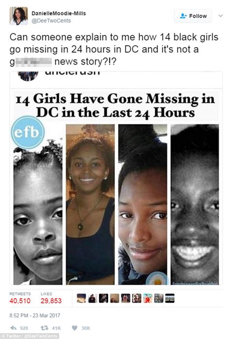 The Truth About The Missing Black Girls Who Vanished In Dc Daily Mail Online