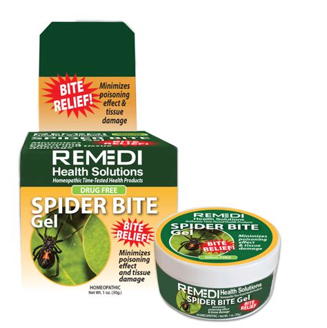 Spider Bite Gel Remedi Health Solutions Is Drug Free Homeopathy