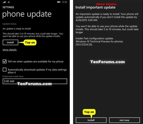 Windows 10 Mobile Insider Preview For Phones Update To Windows 10