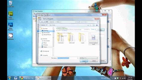 You can use isunshare system genius. Auto-start any program - Windows 7 / Vista - YouTube