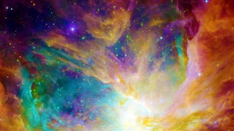 Rainbow Nebula Wallpaper By Dr Pen On Deviantart