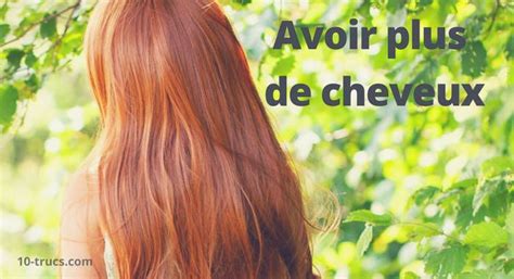 Il vous suffit de candidater. Comment avoir plus de cheveux? en 2020 | Cheveux, Cheveux ...