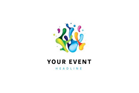 Your Event Logo Template Branding And Logo Templates Creative Market