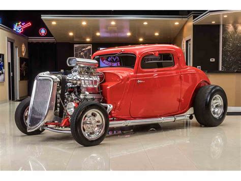 1934 Ford 3 Window Coupe Street Rod For Sale Cc 1064751