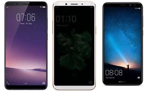 List of mobile devices, whose specifications have been recently viewed. Vivo V7 Plus vs Oppo F5 vs Honor 9i: Price in India ...