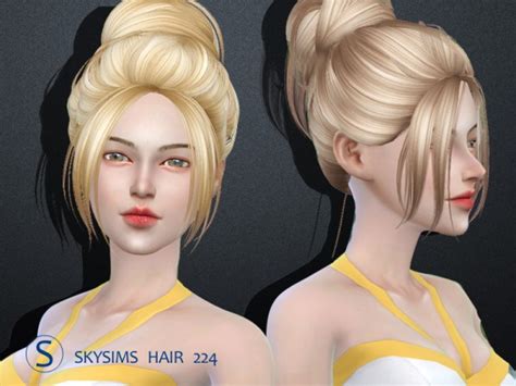 Butterflysims Skysims 224 Hair Sims 4 Hairs