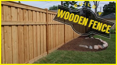 Are you planning a diy fence installation? How To Build A Wood Fence | Do It Yourself - YouTube