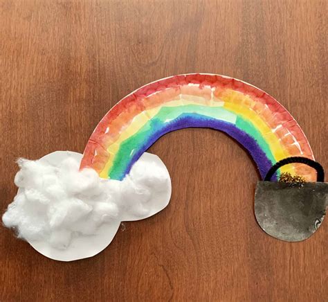 St Patricks Day Rainbow Craft With Paper Plates A Mothers Random