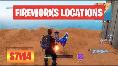 For a full list of currently active challenges, please go to our fortnite week 6 challenges page. Launch Fireworks All 3 Locations Season 7 Week 4 Challenges Fortnite Battle Royale - YouTube