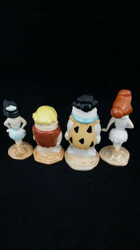 Beswick Figurines Barney Rubble Fred Flintstone Wilma Flintstone