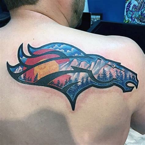 This place is a home style tattoo place. 40 Denver Broncos Tattoos For Men - Football Ink Ideas