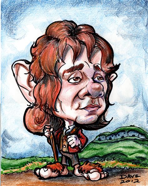 Caricatures And Ideas Martin Freeman As Bilbo Baggins