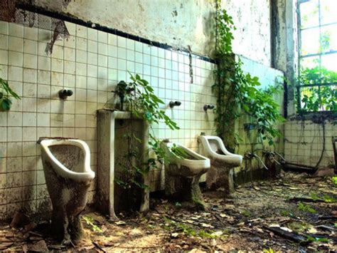 Abandoned School Bathroom