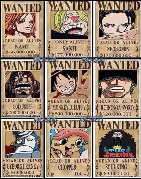 600 x 600 jpeg 273kb. Straw Hat crew Wanted Poster In New World | One piece recompensas, One piece, Roronoa
