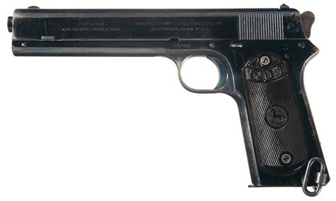 Outstanding Colt Model 1902 Military Semi Automatic Pistol Rock