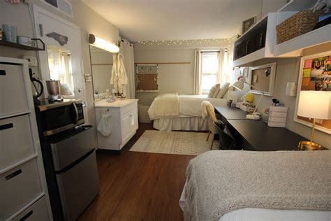 Traditional Double Room Dorm Room Layouts Dorm Room Essentials List