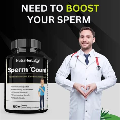 nutraherbal spermcount low sperm count male fertility supplement sperm count and motility