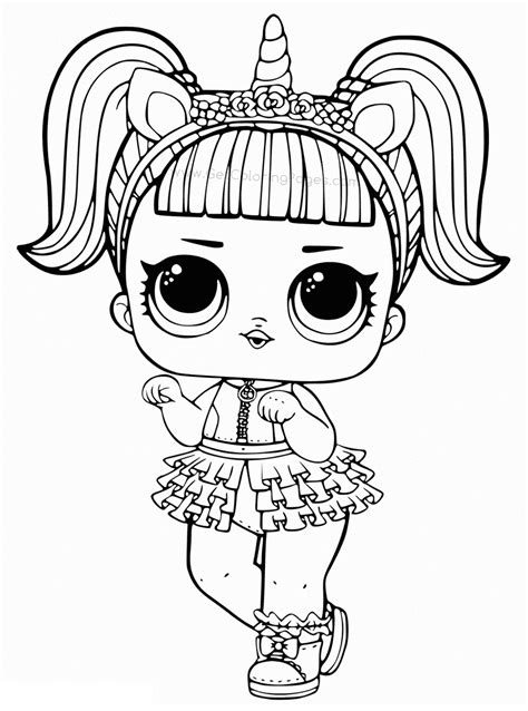 Amazing Lol Doll Coloring Pages Kitty Queen Ofertasvuelo