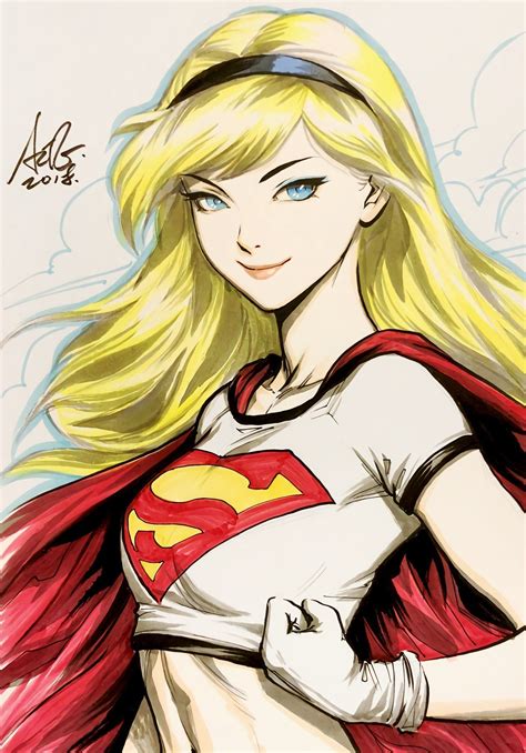 Supergirl By Stanley Lau Artgerm Chicas Arte Cómico Arte Súper
