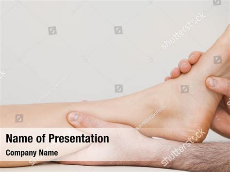 Foot Close Pain Powerpoint Template Foot Close Pain Powerpoint Background