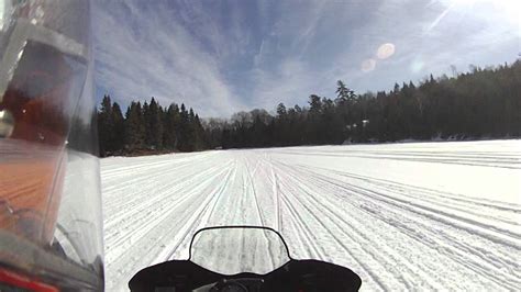 Snowmobiling At Lake Of The Woods Youtube