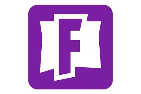 Download Fortnite F Logo Purple Square Transparent Png Stickpng