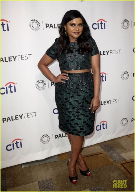 Mindy Kaling Bares Midriff For Mindy Project Paleyfest Panel Photo