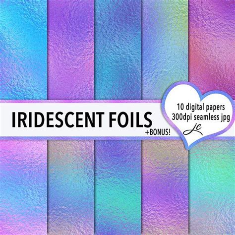 Pin On Iridescent Foil