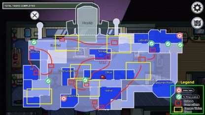 Alternatively, for the location, see ventilation. Among Us | Map Guide - Skeld, Mira HQ, & Polus Maps - GameWith
