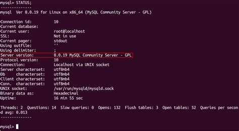 How to check MySQL version - Globo.Tech