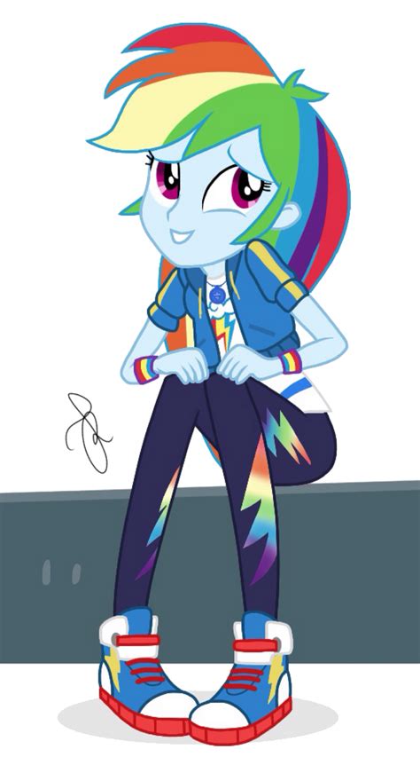 Mlp Eg Vector Rainbow Dash Sitting W Bench By Ilaria122 On Deviantart