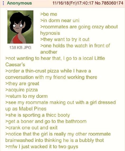 Anon And His Roommates Greentext