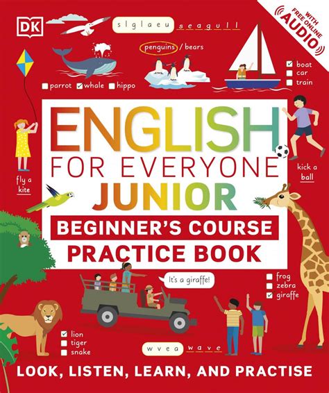 English For Everyone Junior Beginners Practice Book Look Listen