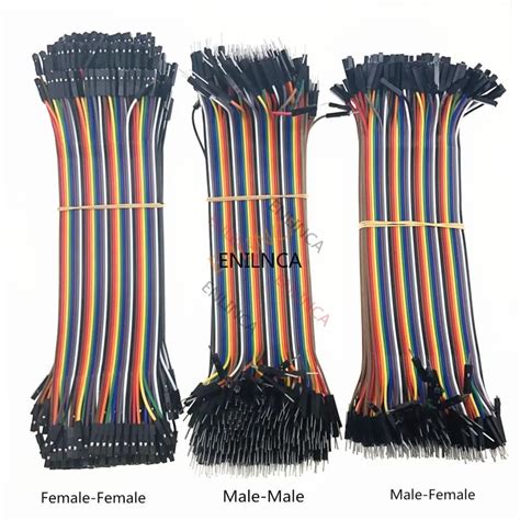 40 120pcs Dupont Line 20cm 40pin Male To Male Male To Female And