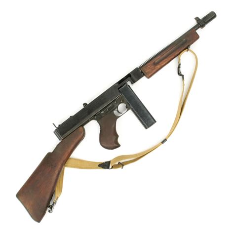 Original Us Wwii Thompson M1928a1 Display Submachine Gun