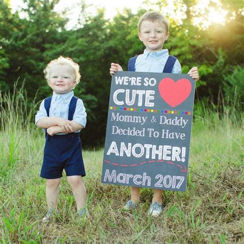 30 Sibling Pregnancy Announcements Embracing Chaos With Love