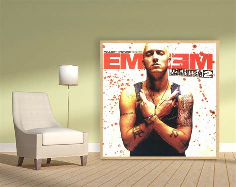 The Hits And Unreleased Vol2 Eminem Album Poster Silk Art Etsy